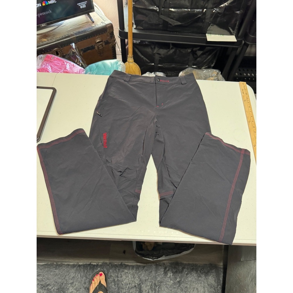 Marmot Mens Black Softshell Ski Pants Size 32 Outdoor Snowboard Winter Hiking
